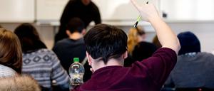 Eine Schulklasse im Unterricht.