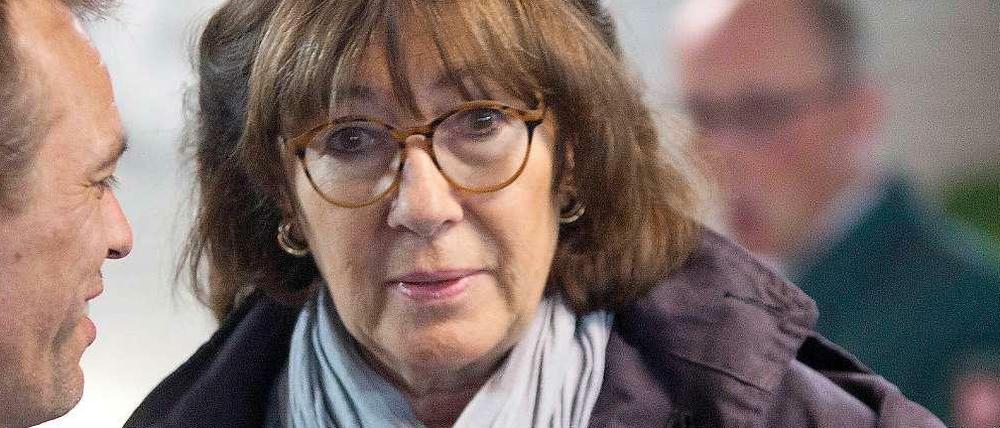 Die neue Präsidentin der Akademie der Künste und erste Frau auf diesem Posten, Jeanine Meerapfel 2011 bei Dreharbeiten.