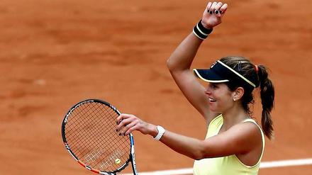 Mal was anderes. Görges spielte untypisches Sandplatztennis. 