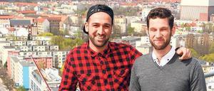 Über den Kunden. Mit ihrem Start-up Housy wollen Raymond Naseem (l.) und Sebastian Melchert den Berliner Mietmarkt umkrempeln. 
