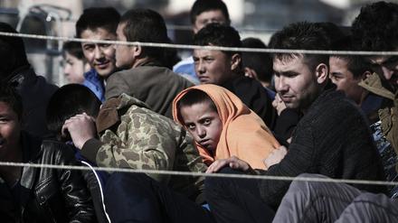 Besonders betroffen ist die Insel Lesbos (hier ein Archivbild von Ende April).