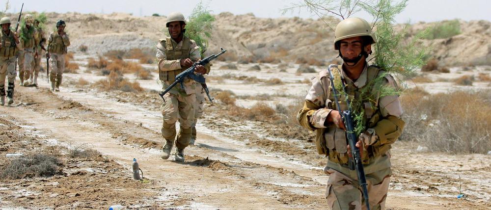 Die irakische Armee will in der westlichen Provinz Anbar gegen den IS vorgehen.