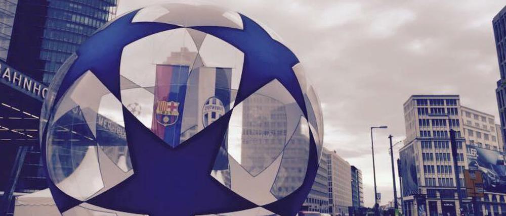 Der Ball ist fast schon rund: Nach dem DFB-Pokalfinale bereitet die Stadt sich aufs Champions-League-Finale vor.