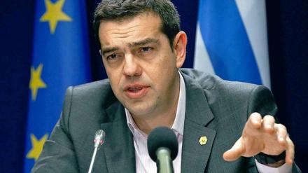 Gibt den anderen die Schuld. Alexis Tsipras, Ministerpräsident Griechenlands.