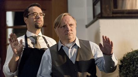 Wie ein altes Ehepaar. Jan Josef Liefers und Axel Prahl im "Tatort" mit dem Titel "Erkläre Chimäre".