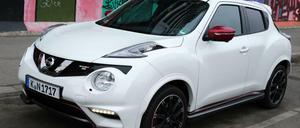Flott unterwegs: Der Nissan Juke Nismo RS ist der schnellste Juke aller Zeiten. 
