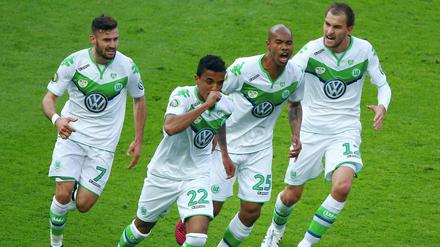 Wolfsburg jubelt. Ein Bild, an das man sich gewöhnen darf.