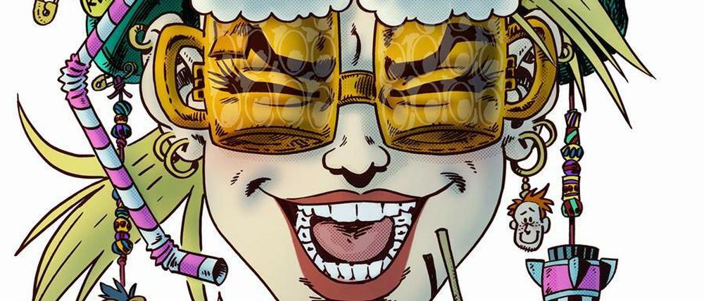 Alles so schön bunt hier: Das Plakat für das diesjährige Comicfestival München hat Rufus Dayglo gezeichnet.
