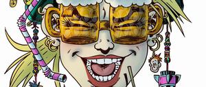 Alles so schön bunt hier: Das Plakat für das diesjährige Comicfestival München hat Rufus Dayglo gezeichnet.