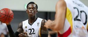 Bald wieder zu sehen: Dennis Schröder im Trikot der deutschen Nationalmannschaft.