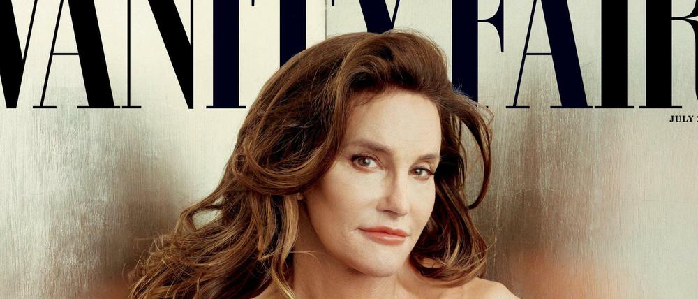 Caitlyn Jenner auf dem Cover der Vanity Fair. Die 65-Jährige hieß früher Bruce Jenner und war 1976 Olympiasieger im Zehnkampf