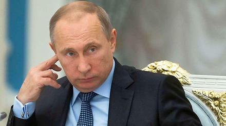 Wladimir Putin, Russlands Präsident.
