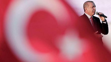 Präsident Recep Tayyip Erdogan, Präsident der Türkei.