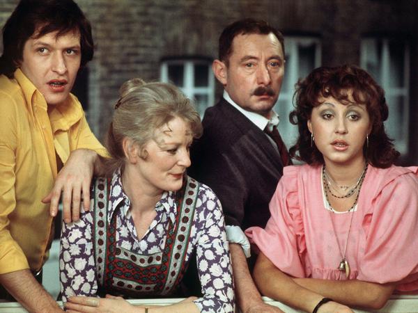 "Ein Herz und eine Seele". Die WDR-Serie mit Dieter Krebs, Elisabeth Wiedemann, Heinz Schubert und Hildegard Krekel.