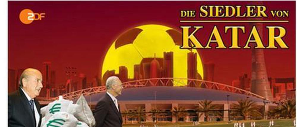Frisch geklaut, ist halb gewonnen? In der "heute-show" vom 29. Mai wird das Brettspiel "Die Siedler von Katar" vorgestellt. 