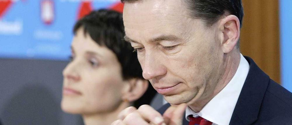 Haben sich nicht mehr viel zu sagen: Frauke Petry und Bernd Lucke.