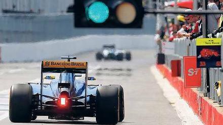 Wann wird’s rot? Die kleinen Formel-1-Teams wie Sauber wollen sich nicht mehr länger kleinhalten lassen.
