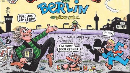 Peng! In diesem Selbstporträt auf seinem Buchcover nimmt Bunk schon den Namen des Preises vorweg, mit dem er an diesem Wochenende beim Comicfestival München ausgezeichnet wird.