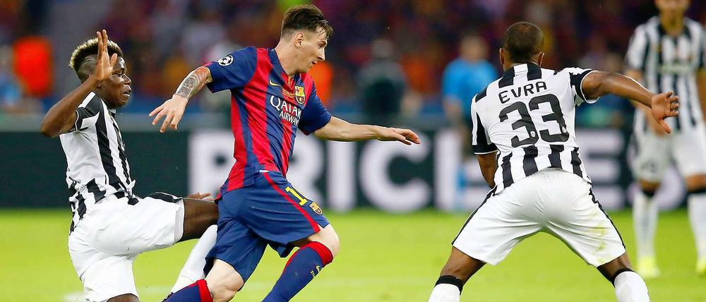 Allein gegen Alle. Das klappte bei Lionel Messi diesmal nicht so richtig.