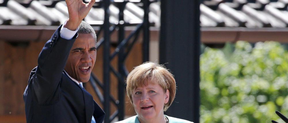 Wie füreinander geschaffen, Obama und Merkel