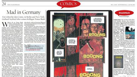 Ausgezeichnet: Neben der alle sechs Wochen erscheinende Comicseite gibt es im Tagesspiegel zahlreiche weitere Beiträge zum Thema, online unter www.tagesspiegel.de/comics zu finden.