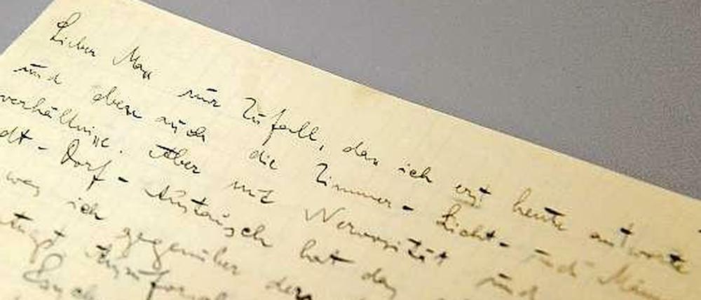 Handschriftliches Dokument.