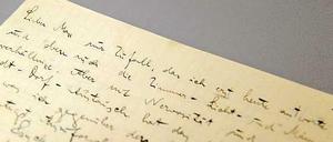 Handschriftliches Dokument.