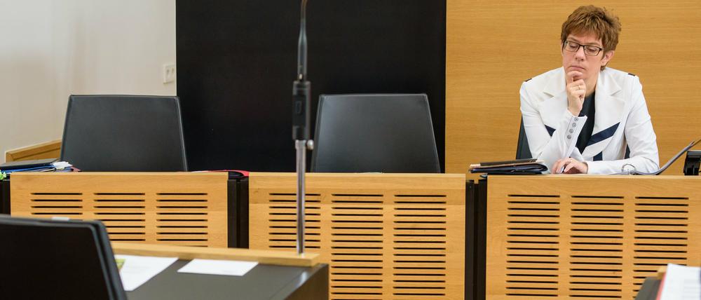 Steht gerade hetig in der Kritik: Die saarländische Ministerpräsidentin Annegret Kramp-Karrenbauer (CDU).