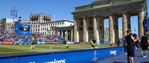 Fanfest zur Champions League in Berlin