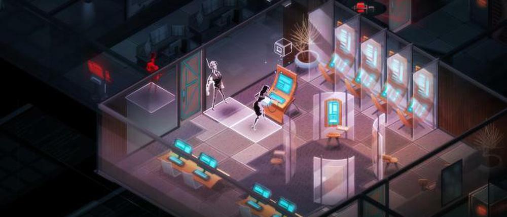 Hacken unter höchster Gefahr: Szene aus "Invisible, Inc."