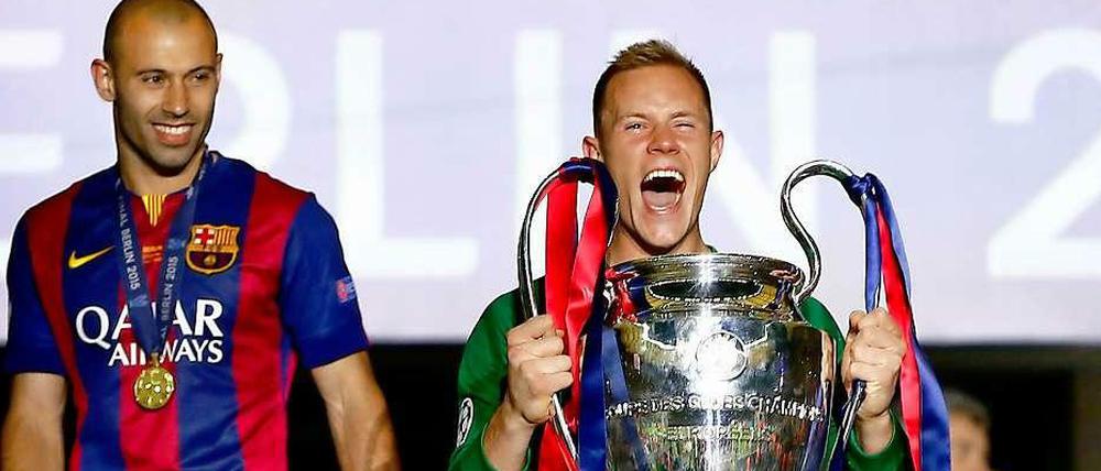 Der Vorletzte wird die Nummer eins sein: Marc-André ter Stegen hat zwar bereits in seiner ersten Saison das spanischen Pokalfinale und das Endspiel um die Champions League bestritten und gewonnen, doch in der Liga war er bisher nur die Nummer zwei.