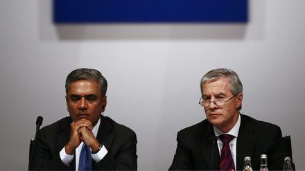 Anshu Jain (links) und Jürgen Fitschen.