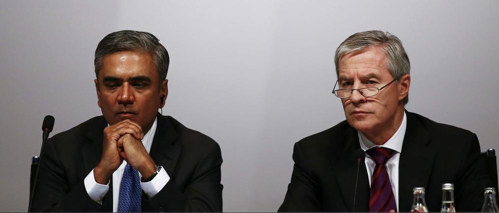 Anshu Jain (links) und Jürgen Fitschen.