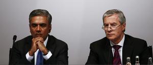 Anshu Jain (links) und Jürgen Fitschen.