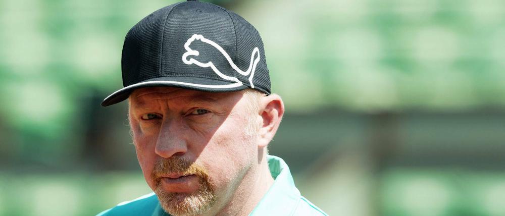 Boris Becker bei den ATP Herren French Open am 22. May 2015.