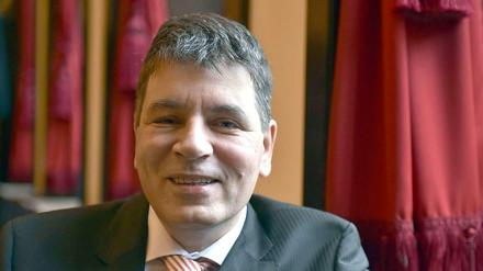 Im Bergwerk der Sprache. Marcel Beyer bei der Verleihung des Bremer Literaturpreises 2015.