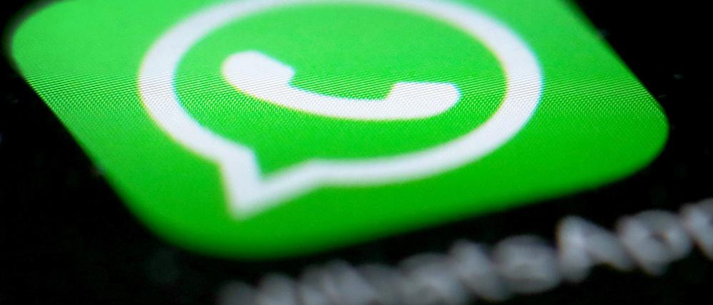 Das Logo der Messenger-App WhatsApp