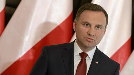 Seine Partei profitiert von der Krise. Polens Präsident Andrzej Duda.