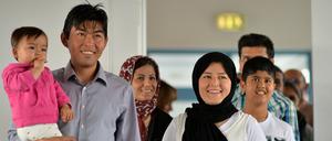Flüchtlinge aus Afghanistan sind angekommen in Tröglitz.