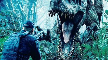 Gleich macht es schnapp. Der geklonte Saurierhybrid Indominus Rex hat immer Appetit auf Menschenfleisch.