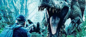 Gleich macht es schnapp. Der geklonte Saurierhybrid Indominus Rex hat immer Appetit auf Menschenfleisch.