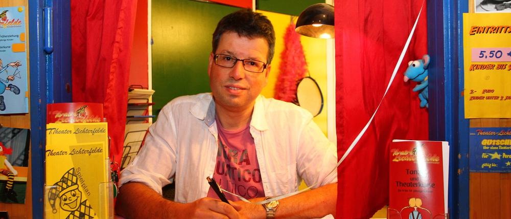 Immer im Einsatz. Hans-Hermann Keune im Kindertheater Lichterfelde.