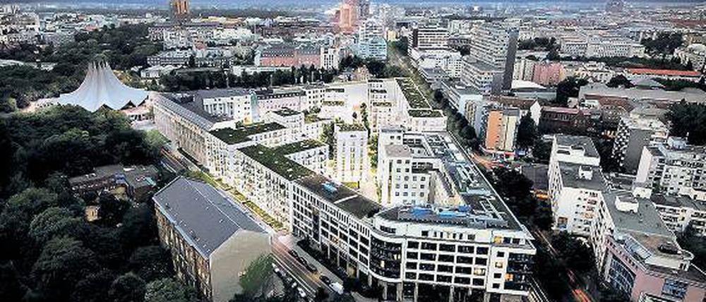 Das „Metronom“ entsteht in der Halleschen Straße, gegenüber der Clara-Grunwald- Grundschule.