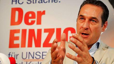 FPÖ-Chef Heinz-Christian Strache erhofft sich weitere Wahlsiege in Österreich.