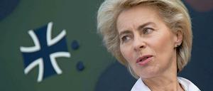 Ministerin Leyen will die Kontrolle bei Rüstungsprojekten verbessern.