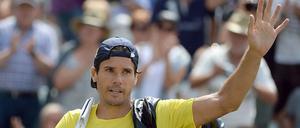 Tommy Haas verabschiedet sich nach seiner Niederlage im Achtelfinale.