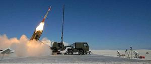 Das Flugabwehrraketensystem Meads.