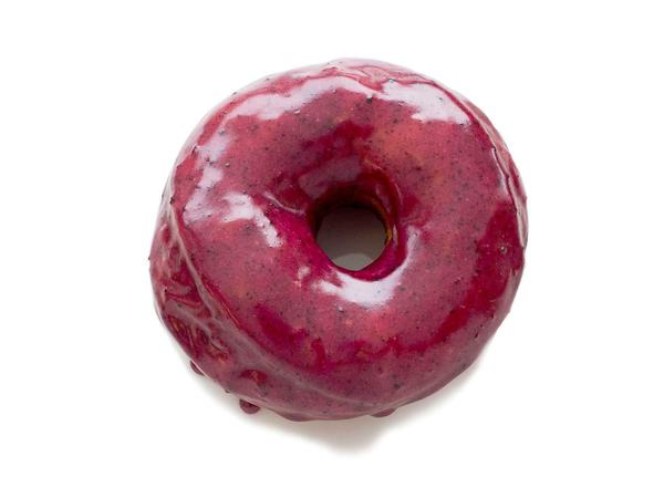 Blaubeer-Bourbon-Basilikum-Donut aus der Blue Star-Patisserie in Portland.