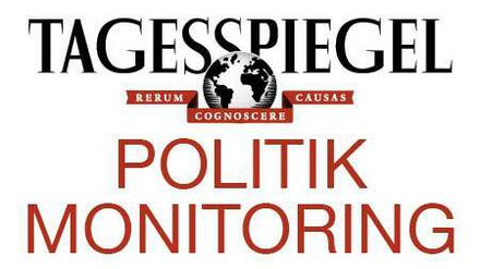 Eine Debatte des Tagesspiegel Politikmonitorings