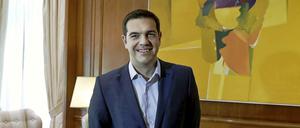 Freches Bürschchen? Nun, auf jeden Fall der Regierungschef eines EU-Staates: Alexis Tspiras. 